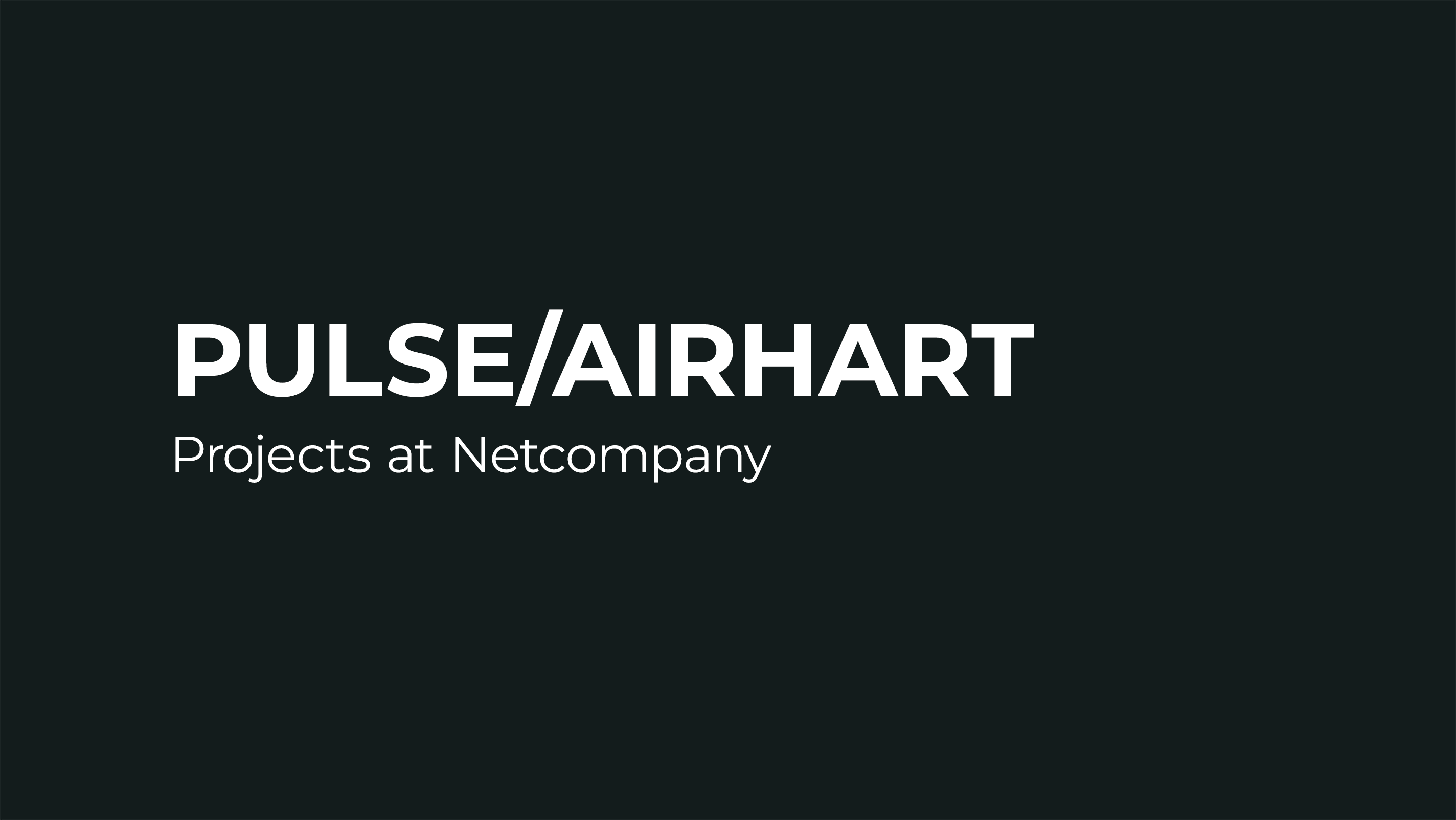 Pulse/Airhart (Netcompany)