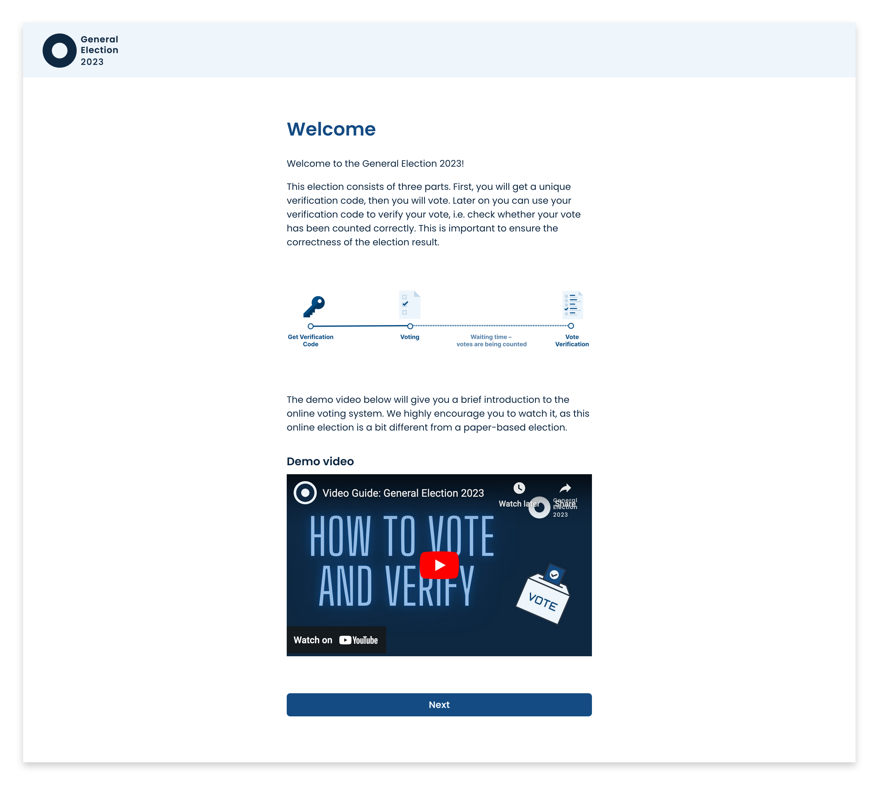 E-Voting Usability Study